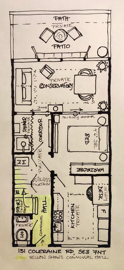 Apartament Oriental 1 Dbl Bed Ground Floor Flat Royal Greenwich Londra